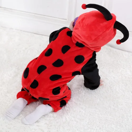 Vista 9 de TONWHAR Unisex-Baby Animal Onesie Costume Cartoon Animal Outfit Homewear Kids' One-Piece Rompers