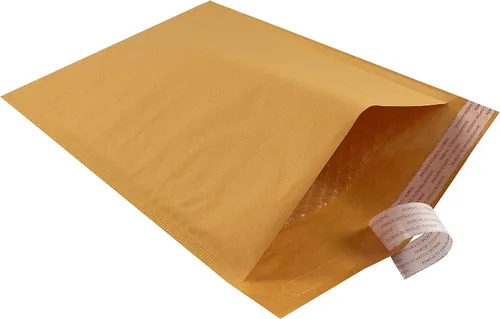 Vista 10 de Amazon Basics Sobres autosellables de burbujas de papel Kraft, 10.5 x 16 pulgadas (tamaño interno 10.25 x 15 pulgadas), paquete de 25, marrón