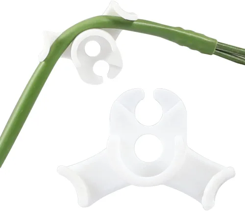 Vista 15 de LucyPhy Paquete de 30 dobladores de plantas con ángulos ajustables, clips de entrenamiento de plantas para entrenamiento de bajo estrés, 90 grados