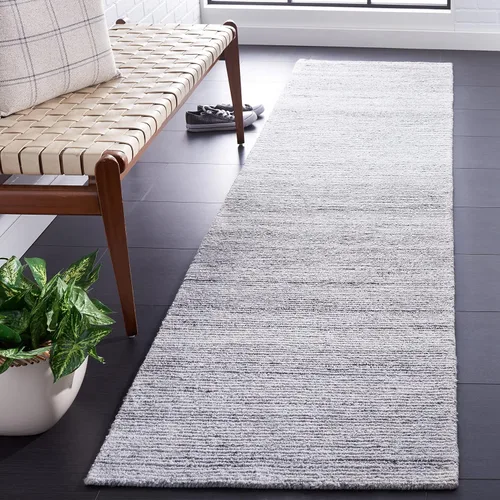 Vista 11 de SAFAVIEH Natural Fiber Collection NF379Z - Alfombra de pasillo de 2 pies 3 pulgadas x 8 pies, color negro y natural, tejido plano, diseño geométrico