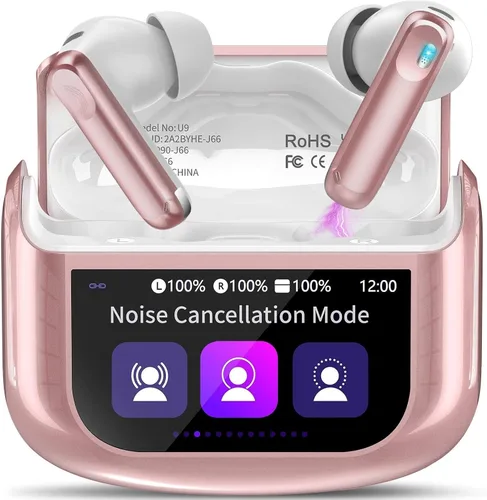 Vista 14 de Auriculares inalámbricos con cancelación activa de ruido 48H con pantalla Negro