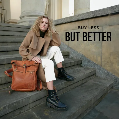 Vista 9 de BERLINER BAGS Mochila vintage de cuero genuino Utrecht, mochila para laptop, mochila de viaje para mujeres y hombres, café M, Mediana