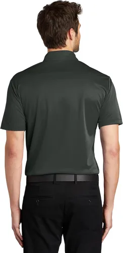Vista 3 de Port Authority Polo unisex de seda Touch Performance Gris acero