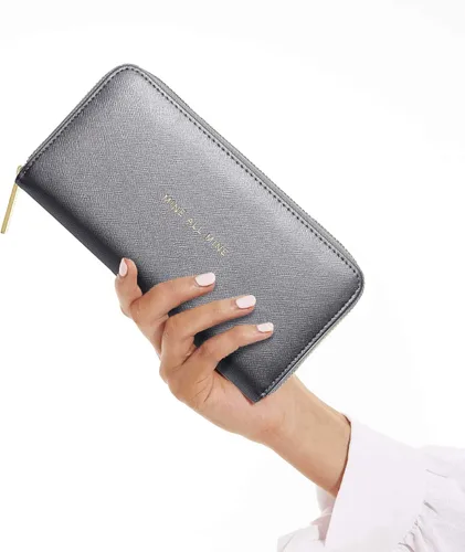 Vista 2 de KATIE LOXTON Sentiment - Cartera de cuero vegano con cremallera completa para mujer