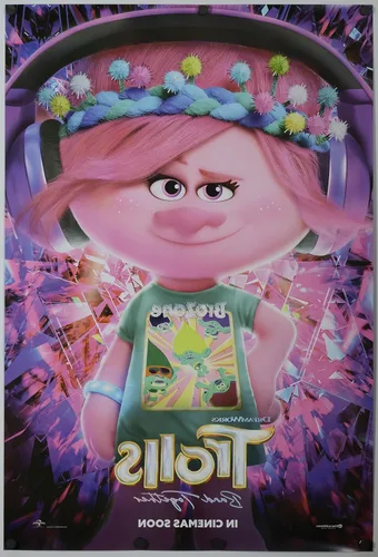 Vista 2 de TROLLS 3 BAND TOGETHER PELÍCULA POSTER DE 2 CARAS INTL ORIGINAL Estilo B 27x40 ANNA KENDRICK