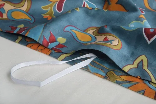 Vista 6 de Eikei Home Edredón de lujo de estampado de Medallón de Damasco Boho cachemira, Juego de Ropa de Cama de 400 Hilos de Algodón Egipcio de Satén