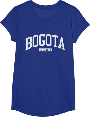 Vista 28 de Camiseta estilo universitario de Bogotá Colombia, Negro
