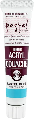 Vista 19 de Turner Colour Works Acryl Gouache Artist Pintura acrílica - Tubo individual de 0.7 fl oz - Siena quemada