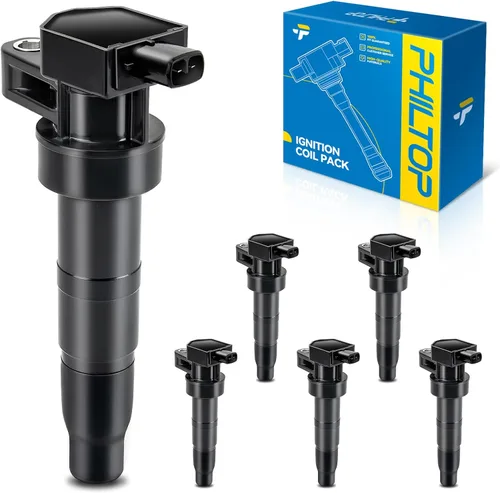Vista 16 de PHILTOP Paquete de Bobina de Encendido para Tundra Sequoia 4Runner GX470 LS430 SC430 Land Cruiser LX470 GS430, Paquete de Bobina de Encendido UF230