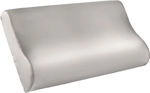 Vista 16 de THXSILK 19 Momme 1 funda de almohada de seda de morera 100% natural para contorno cervical, funda de almohada de látex cervical lavable