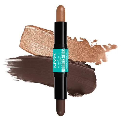 Vista 20 de NYX MAQUILLAJE PROFESIONAL Wonder Stick, Barra para dar forma y contornear el rostro - Claro