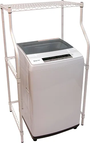 Vista 7 de Lavadora portátil compacta de carga superior de 1.7 pies cúbicos en color blanco