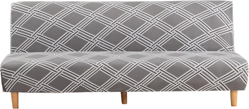 Vista 9 de MIFXIN - Funda elástica para futón sin brazos, funda plegable para sofá, protector de muebles elástico para sofá de 3 plazas plegable, futón sin