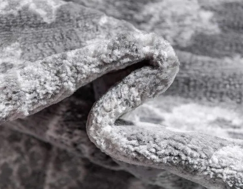 Vista 8 de Unique Loom Boston Collection - Alfombra rectangular de 2 x 3 pies y 1 pulgada, color gris y marfil