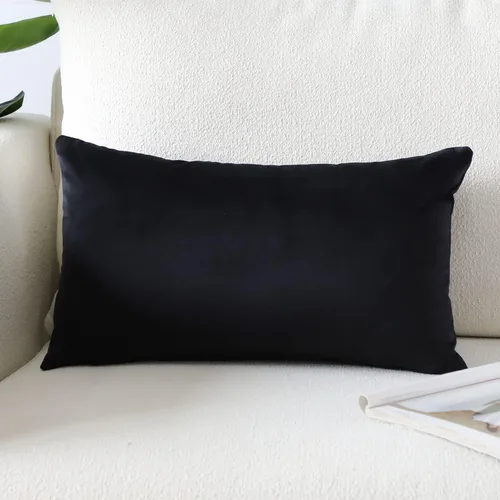Vista 51 de Artscope Fundas de Almohada de Terciopelo de Lujo Fundas de Almohadas Cuadradas Decorativas Fundas de Cojines Suaves Sólidas para Sofá de Sala Sofá