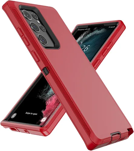 Vista 24 de Gurible - Funda para Samsung Galaxy S21 Plus, protección resistente de 3 capas, a prueba de golpes, a prueba de polvo, antiarañazos, con cubierta
