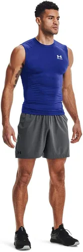 Vista 4 de Under Armour HeatGear - Camiseta de compresión sin mangas, para hombre