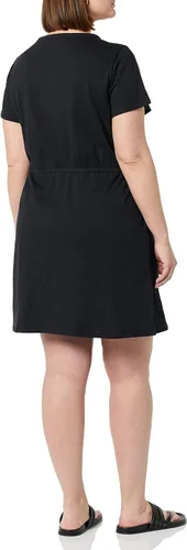 Vista 2 de Tienda Essentials Minidress de algodón de manga corta y cintura elástica para mujer