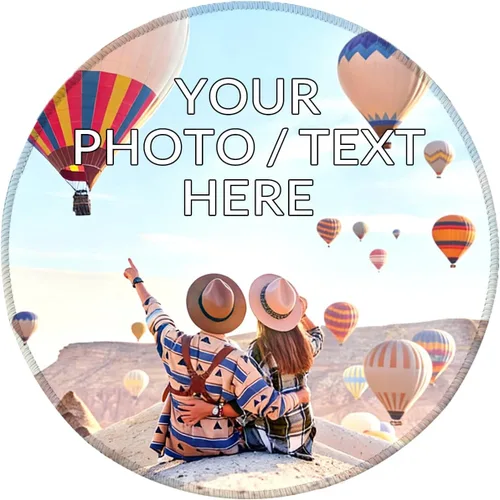 Vista 9 de Alfombrilla de mouse personalizada – Personalizada con tu logotipo de texto fotográfico, antideslizante, impermeable para juegos y computadora