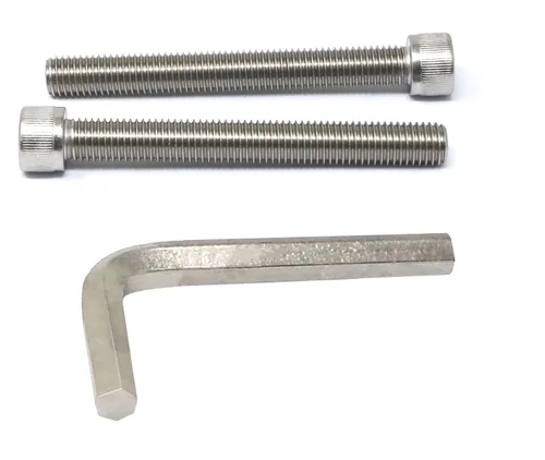 Vista 174 de iexcell Kit de tornillos de cabeza hexagonal de acero inoxidable 304, 100 unidades M2 x 0.157 in, paso de rosca de 0.016 in