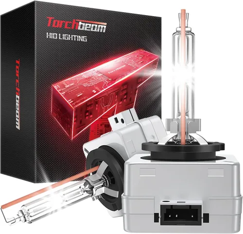 Vista 14 de Torchbeam Bombillas HID D1S, 6000K blanco frío, distancia de iluminación del 150%, bombilla de xenón, diseño IP67 para reemplazar 66144 66140 85140
