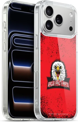 Vista 203 de Head Case Designs Funda de gel suave con licencia oficial de Cobra Kai Eagle Fang Logo Key Art compatible con Apple iPhone 7 Plus/iPhone 8 Plus