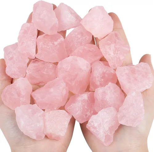 Vista 38 de QINJIEJIE Varias piedras de cristal en bruto 10 colores piedras de cristal curativas 1" piedras preciosas grandes a granel para voltear, cabinas