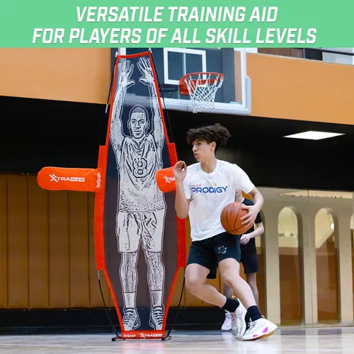 Vista 4 de GoSports XTRAMAN Maniquí de Entrenamiento para Defensa de Baloncesto Dummy