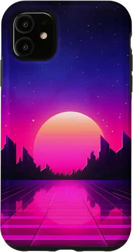 Vista 8 de Retrowave Vaporwave Synthwave 80s Style Case for iPhone 17