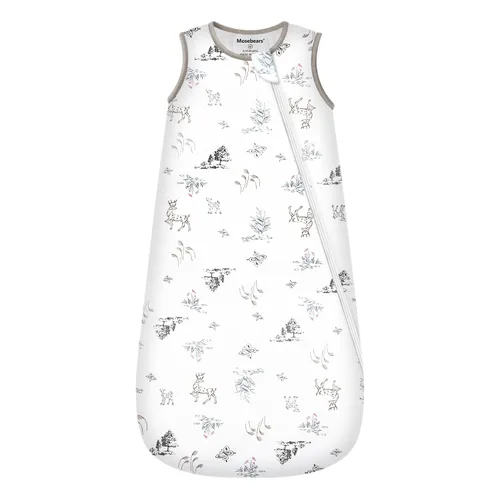 Vista 11 de Mosebears - Saco de dormir unisex de rayón hecho de bambú con cremallera de 2 direcciones, saco de dormir de invierno para bebé de 2.5 tog