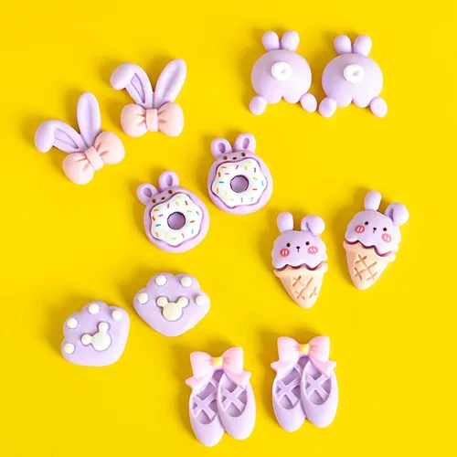 Vista 3 de Cute Croc Charms for Girls Shoe Charms Decoration Peace Sandals Accessorie