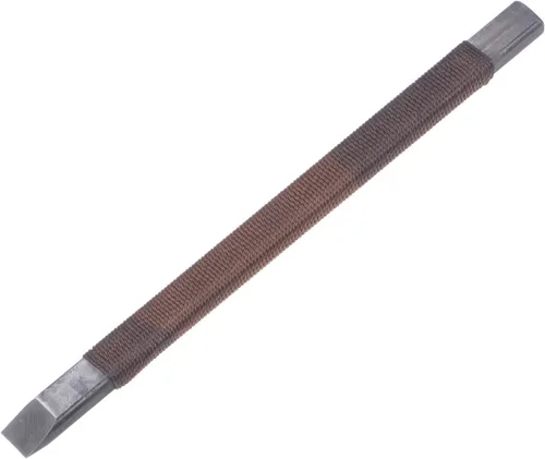 Vista 7 de uxcell Cuchillo para tallar cinceles de madera, 0.138 in de acero al manganeso punta plana herramienta de mano para carpintería Graver 5.512 in