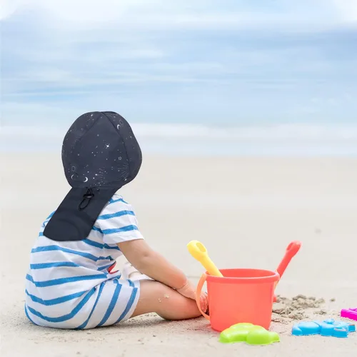 Vista 5 de Disney Sombrero de natación para niños pequeños, sombrero de sol para niños pequeños para verano con los favoritos de Disney, sombrero de sol