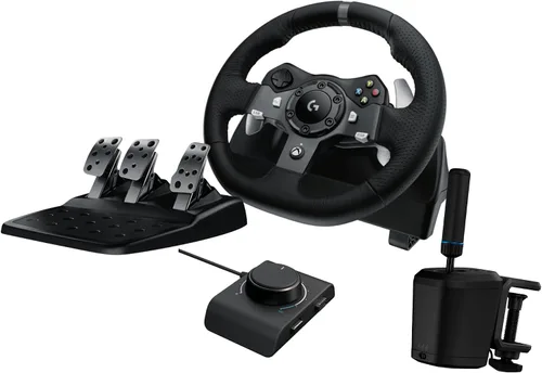 Vista 10 de Volante para juegos de carrera Logitech G920 (941–000121), Negro