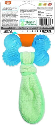 Vista 2 de Nylabone Chill 'n Chew - Paquete de 3 juguetes para dentición para cachorros, pequeños, sin alérgenos con sabor a mantequilla de maní
