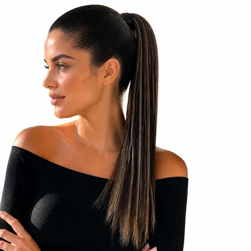 Vista 13 de Colas de caballo con clip para mujer, extensión de cola de caballo rizada de 18 pulgadas, 20 pulgadas, extensiones de cabello ondulado, color rubio