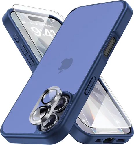 Vista 112 de Yriklso 3 en 1 Funda Magnética Fuerte para iPhone Air, 1X Protector de Pantalla + 1X Protector de Lente de Cámara, Cubierta Protectora a Prueba