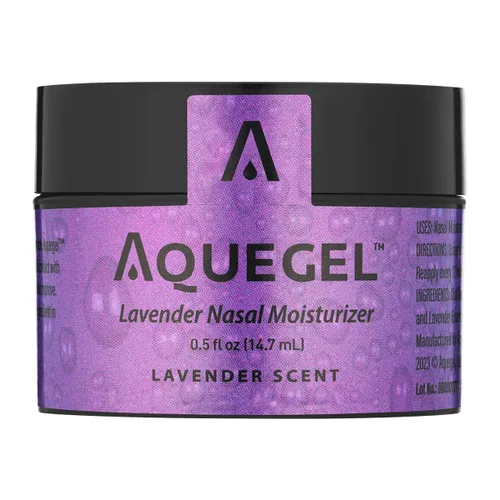 Vista 9 de Aquegel Hidratante nasal+lavanda (sueño fácil), alivio de la sequedad nasal de 12 horas, gel de nariz a base de agua, hidratante nasal con terapia