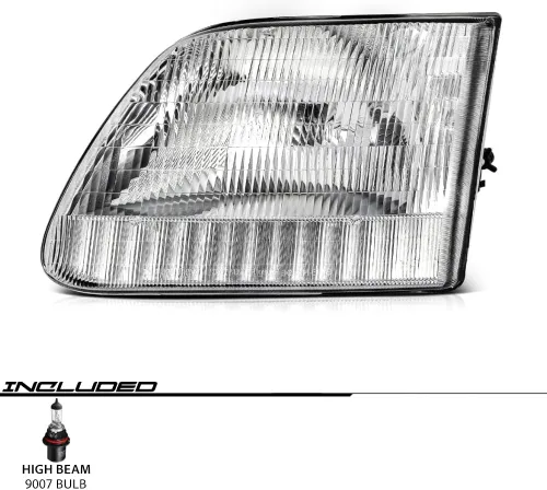 Vista 7 de Faros halógenos tipo OE compatibles con FOR.D 97-03 F-150 97-99 F-250 LIGHT DUTY 97-02 EXPEDITION