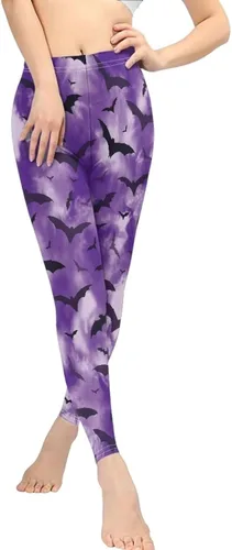 Vista 2 de Salabomia Leggings de cintura alta para mujer, pantalones de yoga para entrenamiento, leggings suaves para levantar glúteos, tallas XS-3XL