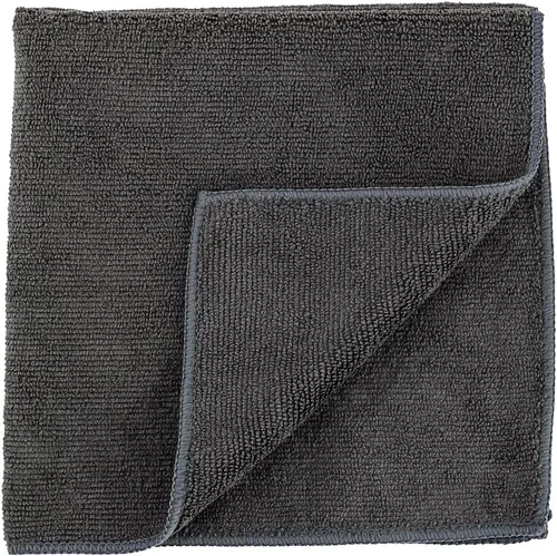 Vista 10 de Restaurantware Clean Tek - Paños de limpieza profesionales de 16 x 16 pulgadas, 10 toallas de microfibra sin pelusas, altamente absorbentes, no Azul