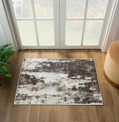 Vista 23 de LUXE WEAVERS Lagos Collection - Alfombra de área abstracta beige de 2x3