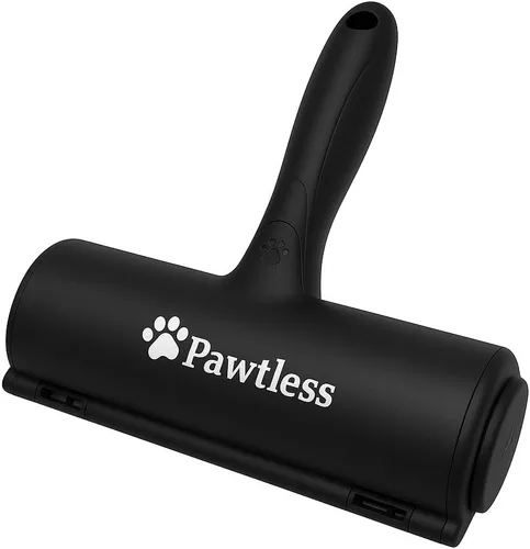 Vista 2 de Removedor de pelo de mascotas negro – Removedor de pelo reutilizable de perros y gatos para muebles, ropa, alfombras, interiores de coche, rodillo