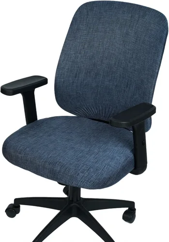 Vista 23 de Melaluxe Funda para silla de oficina de computadora, funda universal protectora y elástica para silla giratoria elástica