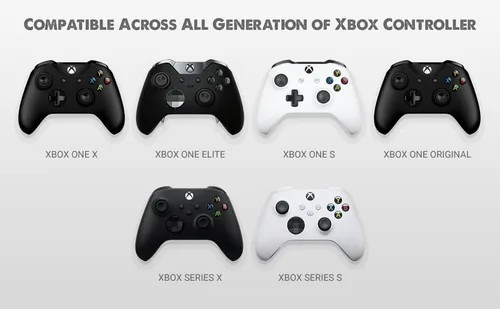 Vista 4 de Sliq Gaming Pro MAX Xbox Controller - Estación de carga con 2 baterías recargables de 2400 mAh para Xbox SeriesOne-XSElite, estación de carga Xbox