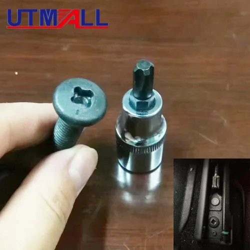 Vista 2 de Asiento de coche Tornillo de extracción Socket quitar herramienta 1/2" DR 4 dientes para Jeep Cherokee