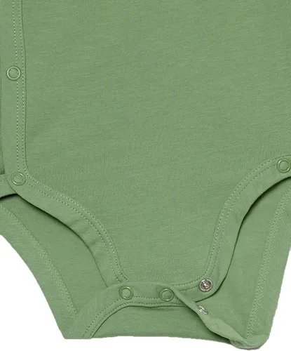 Vista 4 de Tienda Essentials Unisex Babies' Cotton Short-Sleeve Side Snap Bodysuit (Previously Tienda Aware), Pack of 3