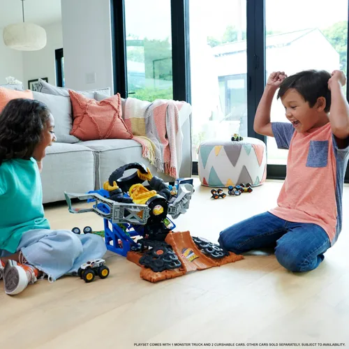 Vista 2 de Hot Wheels Monster Trucks Arena Smashers Mega-Wrex vs. Crushzilla Takedown