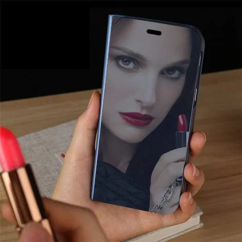 Vista 4 de EMAXELER - Funda para Xiaomi Redmi Note 9, elegante espejo chapado en espejo, reflejo protector de cuerpo completo, ultradelgado, duro