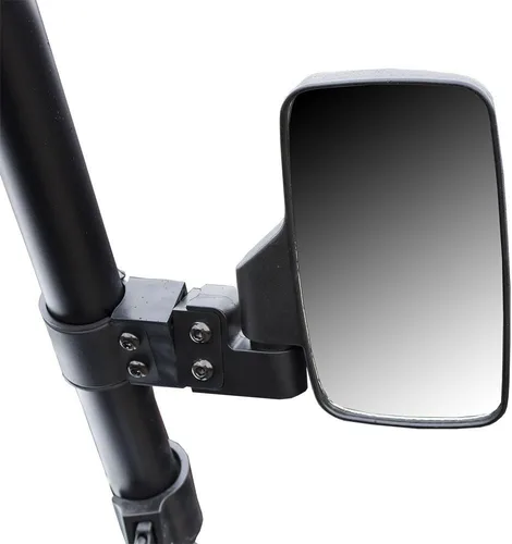 Vista 5 de NICHE Combo de espejo retrovisor negro Breakaway para Offroad UTV barra de jaula enrollable de 1.75 pulgadas